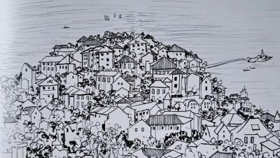 吴冠中速写作品在线欣赏 - 图画吧TUHUABA