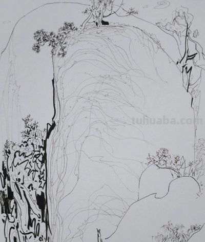 吴冠中速写作品在线欣赏 - 图画吧TUHUABA