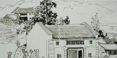 吴冠中速写作品在线欣赏 - 图画吧TUHUABA