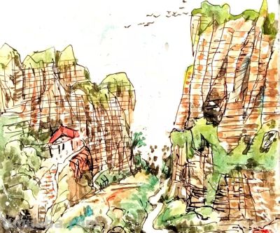 走进太行画速写|| 陈克专栏40 - 今日头条 走进太行画速写|| 陈克专栏40 - 图画吧TUHUABA