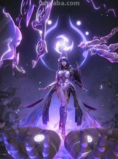 雷电将军cos：紫电战甲+雷光特效，帅到炸裂 - 图画吧TUHUABA