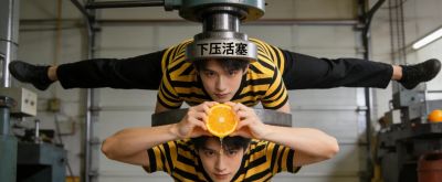 真人COS液压机火遍全网！1.5亿人围观，这波脑洞太会玩 - 图画吧TUHUABA