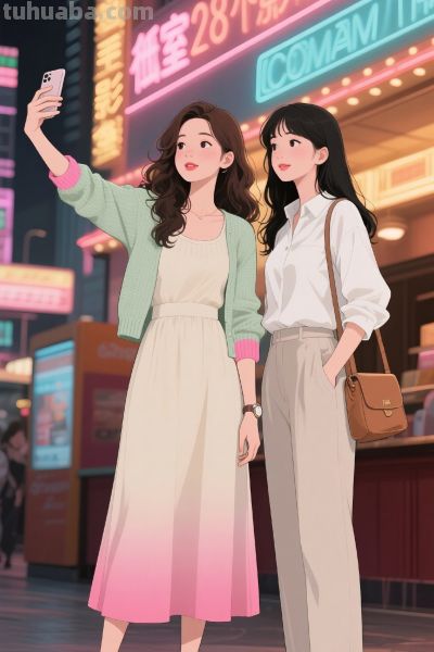 治愈系卡通插画 - 图画吧TUHUABA