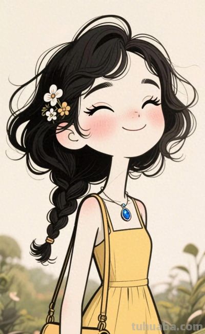 绘本插画，卡通动漫简笔画‖活力少女 - 今日头条