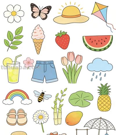 解压简笔小画画起来 - 图画吧TUHUABA