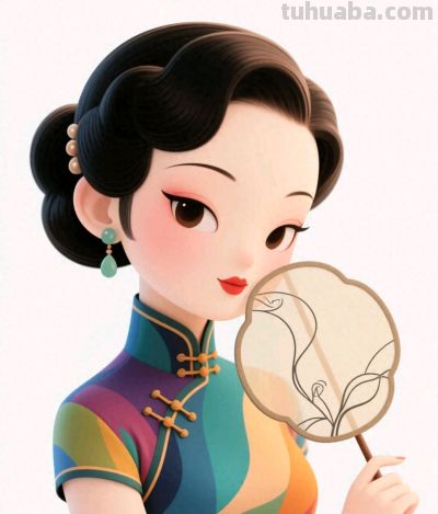 国风柔美人像插画，将古典雅致与柔美质感融合得恰到好处 - 今日头条