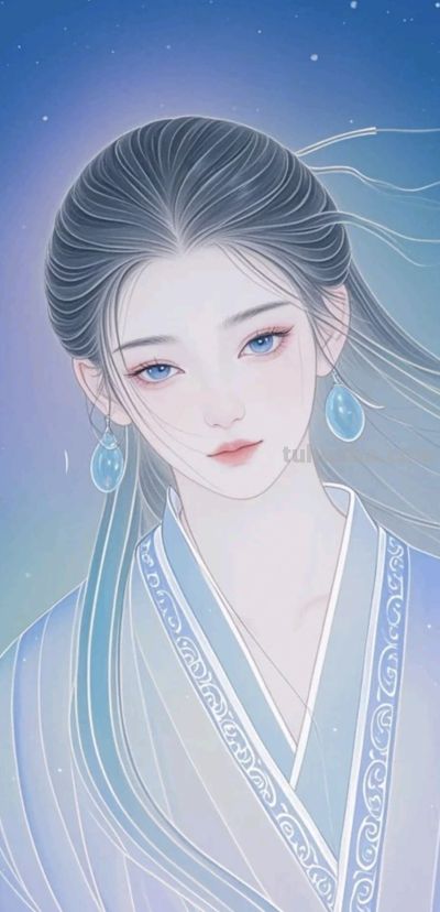 国风柔美人像插画，将古典雅致与柔美质感融合得恰到好处 - 图画吧TUHUABA