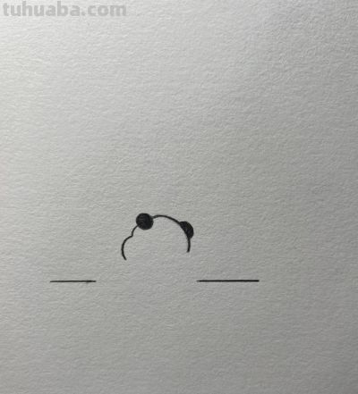 一学就会的简笔画，好可爱的小熊猫 - 图画吧TUHUABA