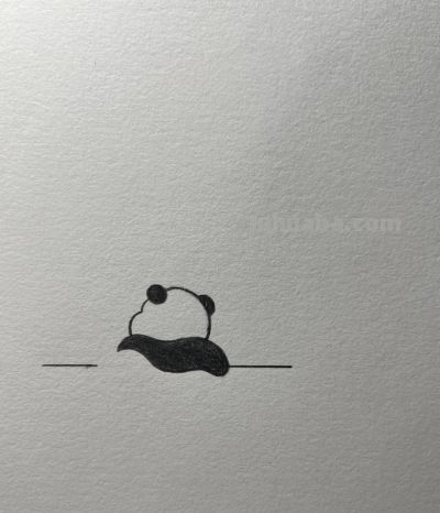 一学就会的简笔画，好可爱的小熊猫 - 图画吧TUHUABA