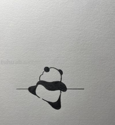 一学就会的简笔画，好可爱的小熊猫 - 图画吧TUHUABA
