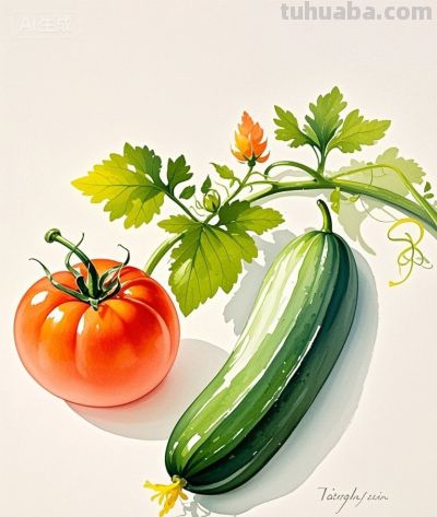 蔬菜也可以这么漂亮呀 - 图画吧TUHUABA