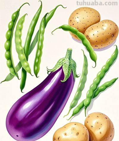 蔬菜也可以这么漂亮呀 - 图画吧TUHUABA