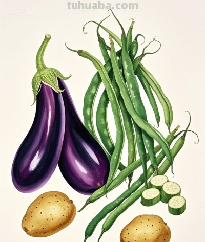 蔬菜也可以这么漂亮呀 - 图画吧TUHUABA