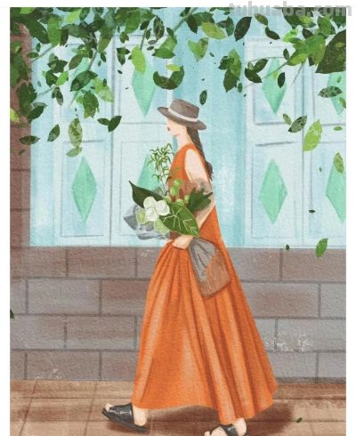 插画｜时尚穿搭头像 - 图画吧TUHUABA