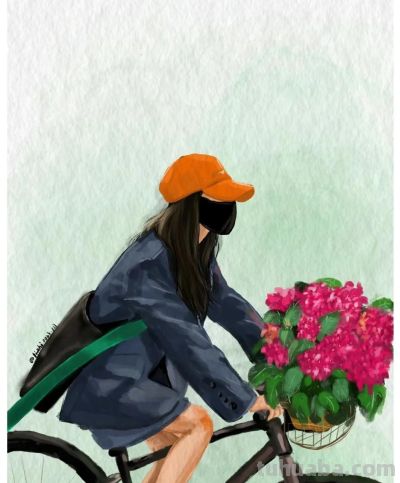 插画｜时尚穿搭头像 - 图画吧TUHUABA