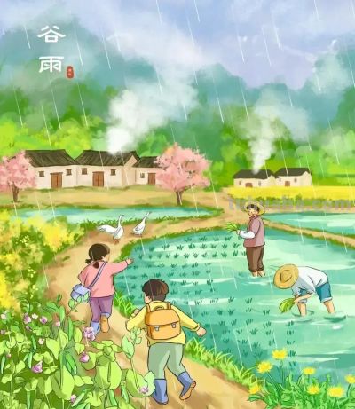 温柔的治愈插画|理想的田园生活 - 图画吧TUHUABA