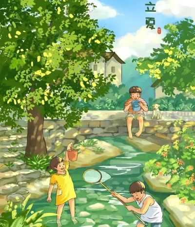 温柔的治愈插画|理想的田园生活 - 图画吧TUHUABA