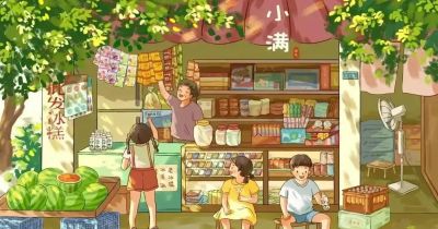 温柔的治愈插画|理想的田园生活 - 图画吧TUHUABA