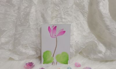 13 仙客来（绘画 水彩 果花甘06） - 今日头条