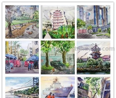 2022年水彩练习小结 - 图画吧TUHUABA