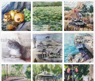 2022年水彩练习小结 - 图画吧TUHUABA