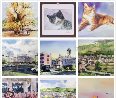 2022年水彩练习小结 - 图画吧TUHUABA