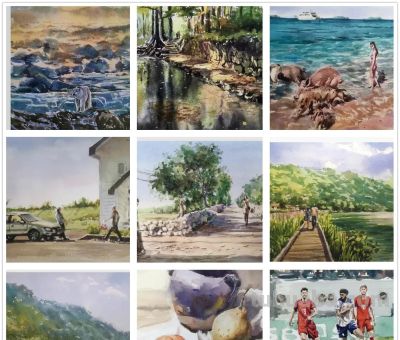 2022年水彩练习小结 - 图画吧TUHUABA