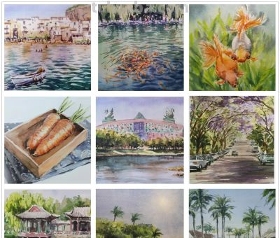 2022年水彩练习小结 - 图画吧TUHUABA