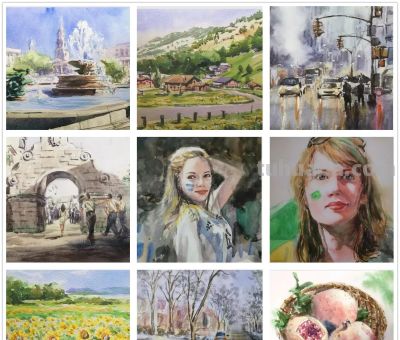 2022年水彩练习小结 - 图画吧TUHUABA