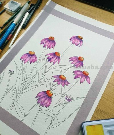 钢笔淡彩写生的技巧 - 今日头条 钢笔淡彩写生的技巧 - 图画吧TUHUABA