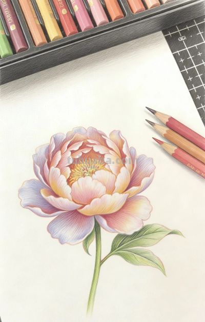 唯美彩铅花卉插画一组 - 今日头条