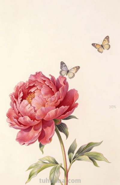 这样的彩铅插画是不是很唯美？收藏做壁纸更棒 - 图画吧TUHUABA