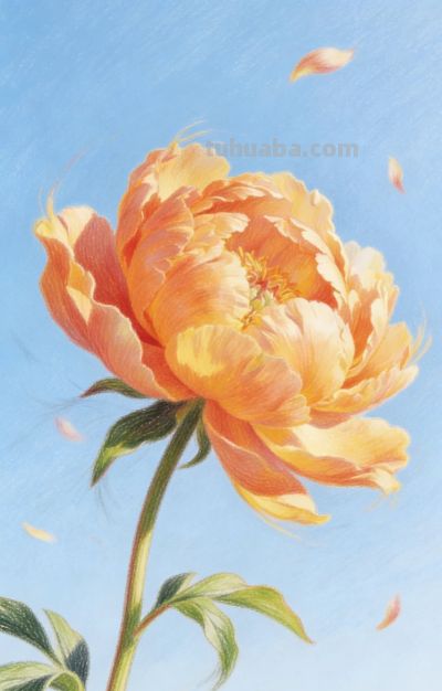 这样的彩铅插画是不是很唯美？收藏做壁纸更棒 - 图画吧TUHUABA