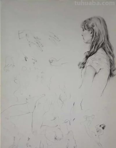 央美孙为民教授：素描速写里的艺术世界 - 图画吧TUHUABA