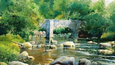 治愈心灵的视觉漫游｜英国水彩画家理查德·索恩风景作品欣赏 - 图画吧TUHUABA