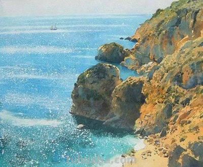 治愈心灵的视觉漫游｜英国水彩画家理查德·索恩风景作品欣赏 - 图画吧TUHUABA