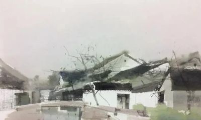 水色韵味之美｜风景水彩画欣赏 - 图画吧TUHUABA