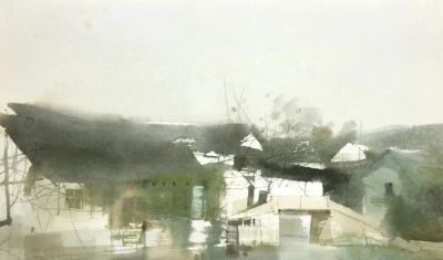 水色韵味之美｜风景水彩画欣赏 - 图画吧TUHUABA