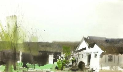 水色韵味之美｜风景水彩画欣赏 - 图画吧TUHUABA