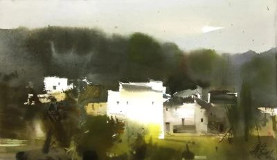 水色韵味之美｜风景水彩画欣赏 - 图画吧TUHUABA