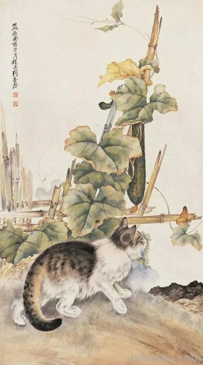 四大名家画猫，堪称一绝 - 图画吧TUHUABA