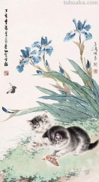 四大名家画猫，堪称一绝 - 图画吧TUHUABA
