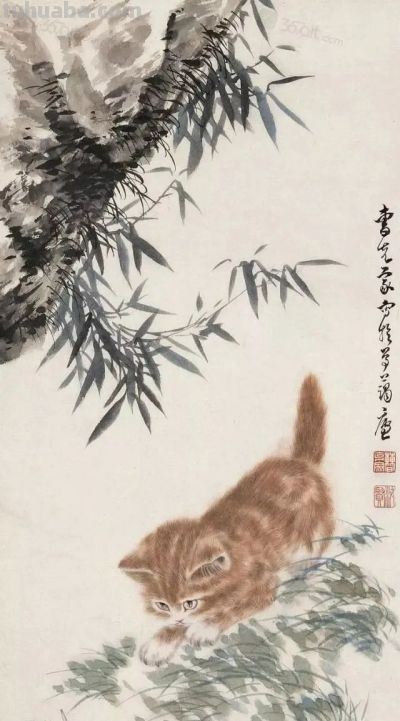 四大名家画猫，堪称一绝 - 图画吧TUHUABA