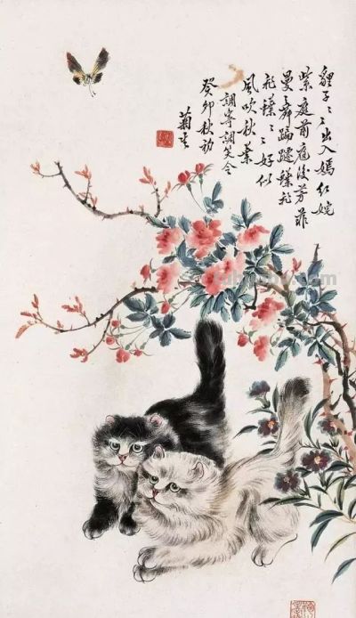 四大名家画猫，堪称一绝 - 图画吧TUHUABA