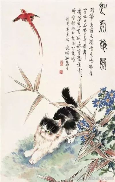 四大名家画猫，堪称一绝 - 图画吧TUHUABA