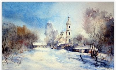 水色凝乡:库兹涅佐夫十七帧俄式田园水彩赏析 - 今日头条 水色凝乡:库兹涅佐夫十七帧俄式田园水彩赏析 - 图画吧TUHUABA