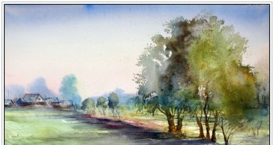 水色凝乡:库兹涅佐夫十七帧俄式田园水彩赏析 - 今日头条 水色凝乡:库兹涅佐夫十七帧俄式田园水彩赏析 - 图画吧TUHUABA