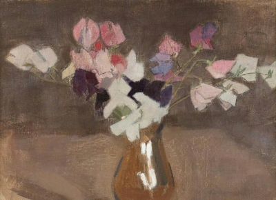 Helene Schjerfbeck的静物与花卉，喜欢这光泽度和静雅的氛围！ - 图画吧TUHUABA