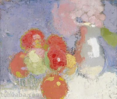 Helene Schjerfbeck的静物与花卉，喜欢这光泽度和静雅的氛围！ - 图画吧TUHUABA