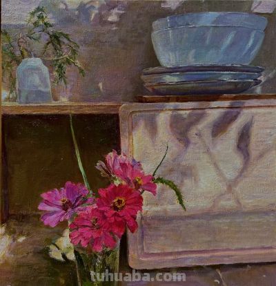 她的每一幅我都喜欢，崔敏老师的油画赏 - 图画吧TUHUABA